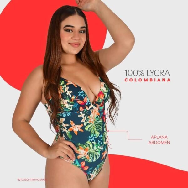 TRAJE DE BAÑO CON FAJA TROPIC-HAWAI